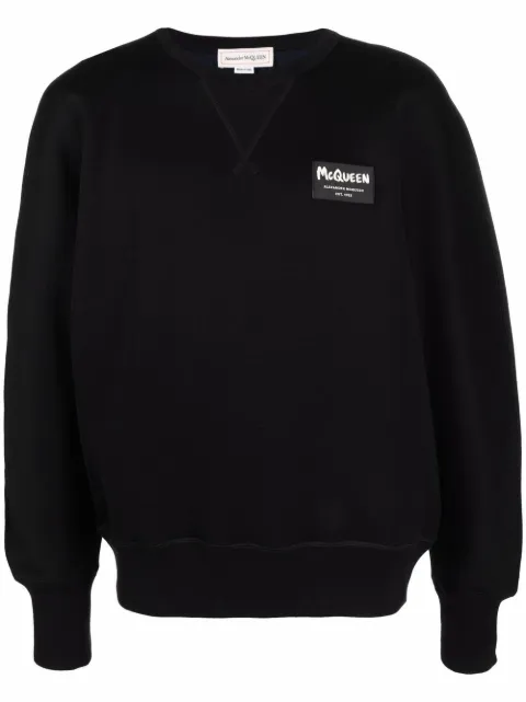 Alexander McQueen logo-patch sweatshirt