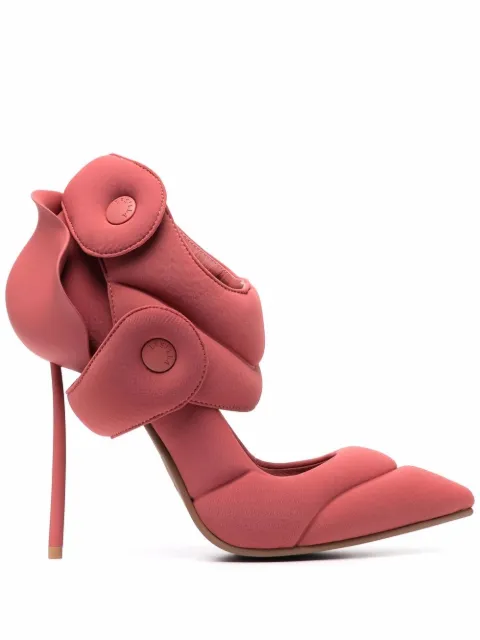 Le Silla Techno 120mm quilted pumps