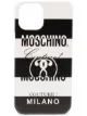 Image 1 of Moschino stripe-print iPhone 12 Pro Max case