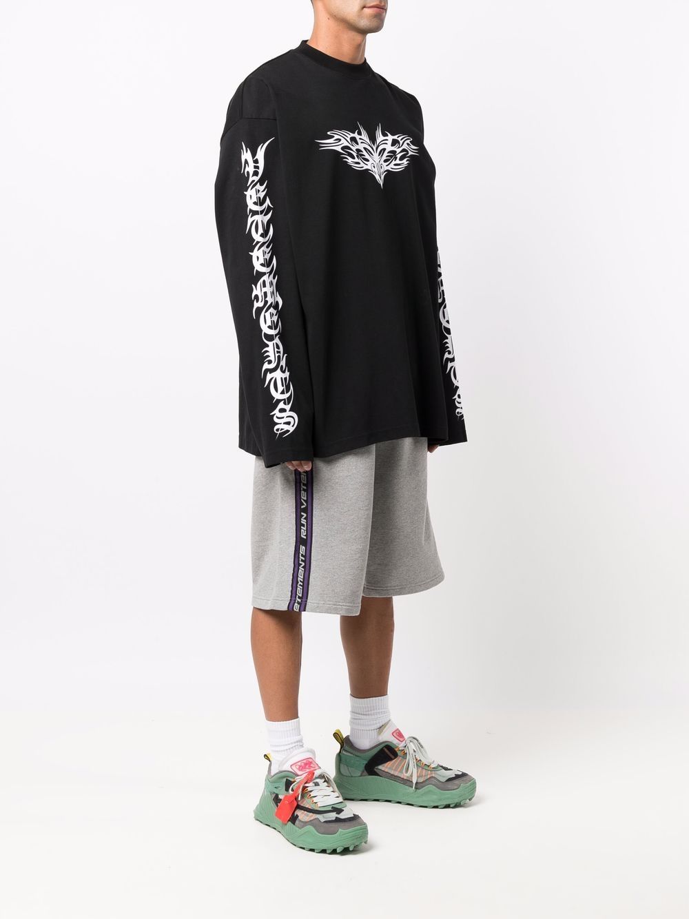 VETEMENTS Gothic Print Cotton T-shirt - Farfetch