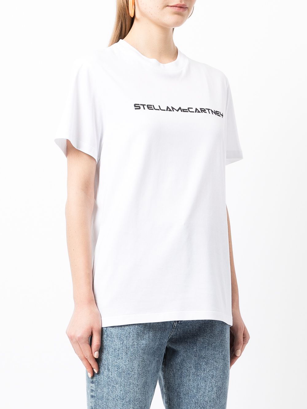 фото Stella mccartney logo-print cotton t-shirt