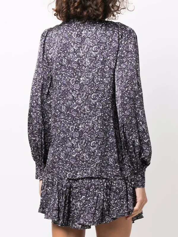 michael kors purple blouse