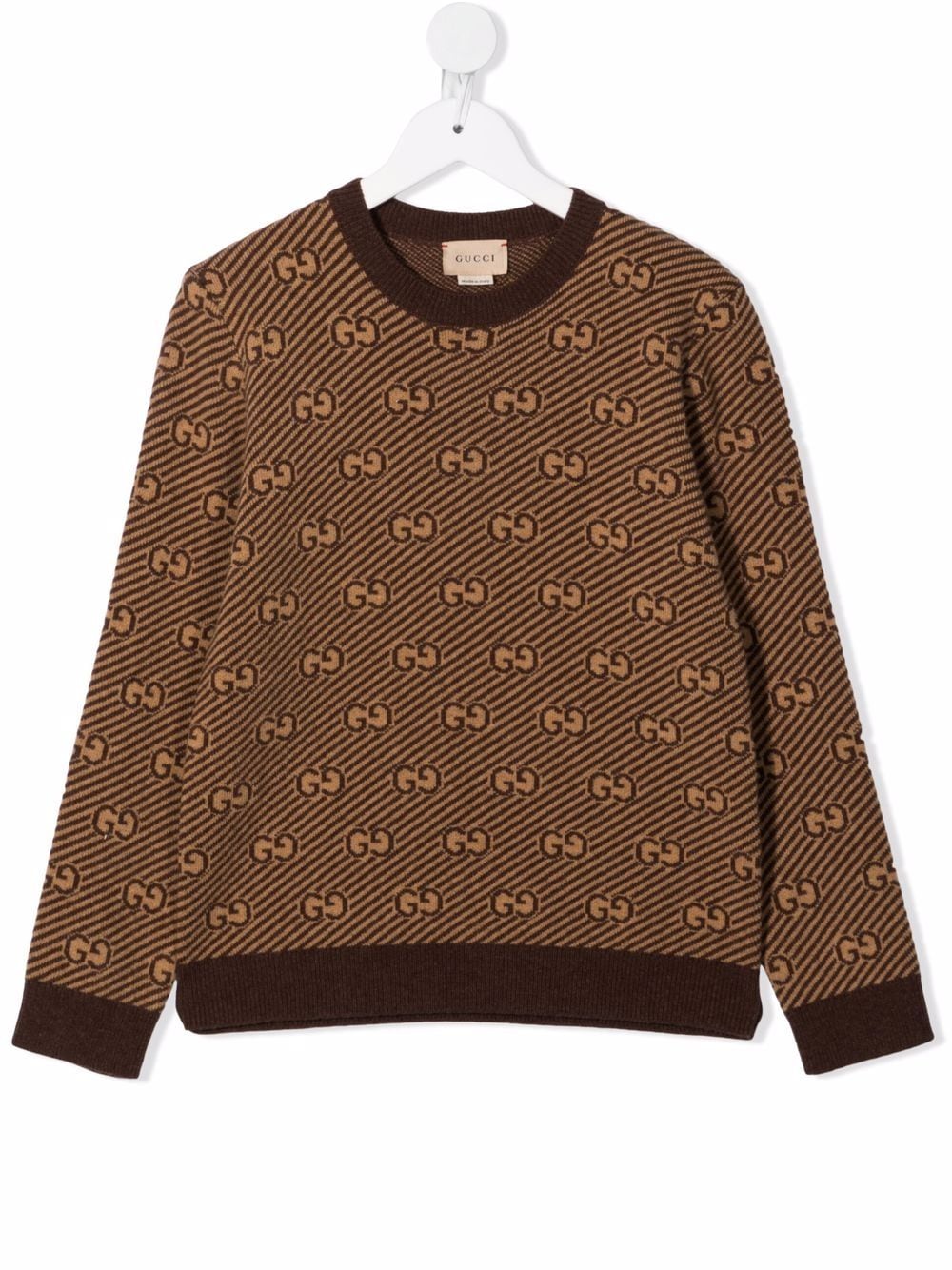 Gucci Kids monogram-print Knitted Jumper - Farfetch