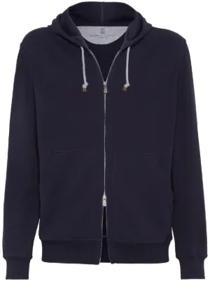 Zip up drawstring online hooded sweatshirt