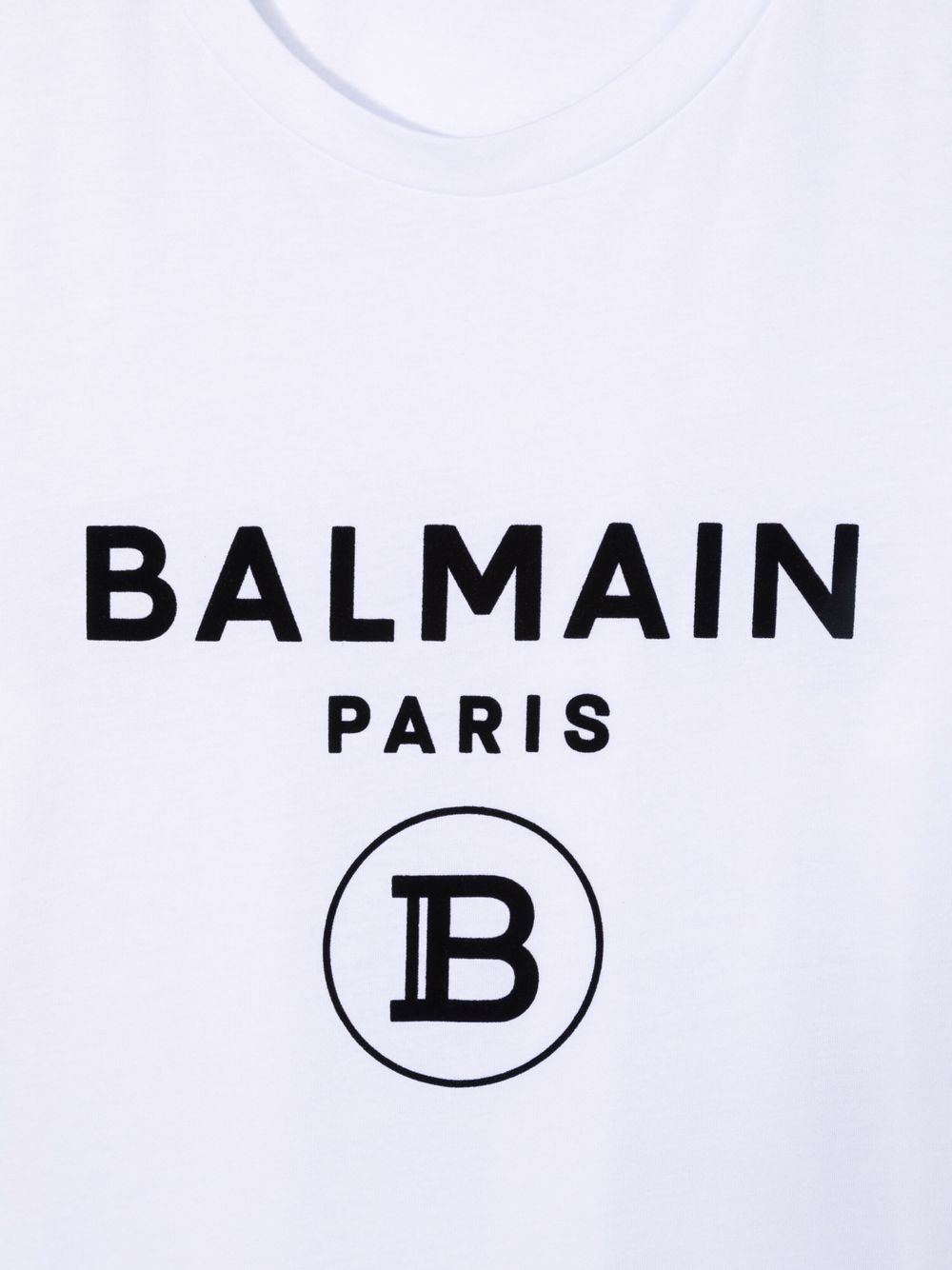 фото Balmain kids футболка с логотипом