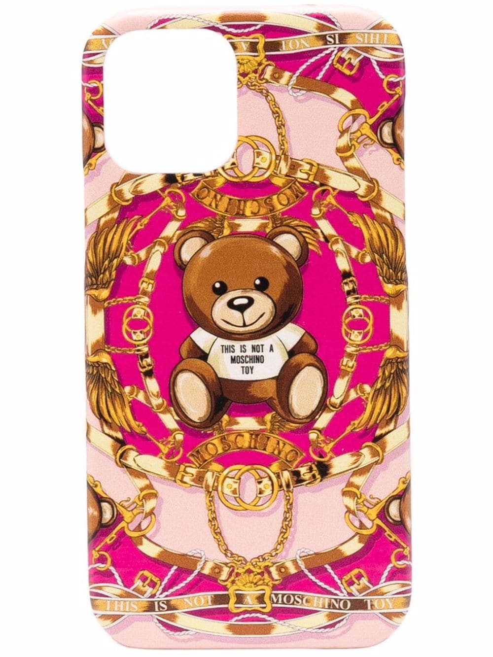 фото Moschino чехол teddy bear для iphone 12 pro