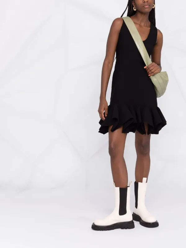 knitted peplum dress