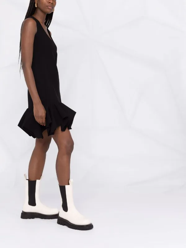 knitted peplum dress
