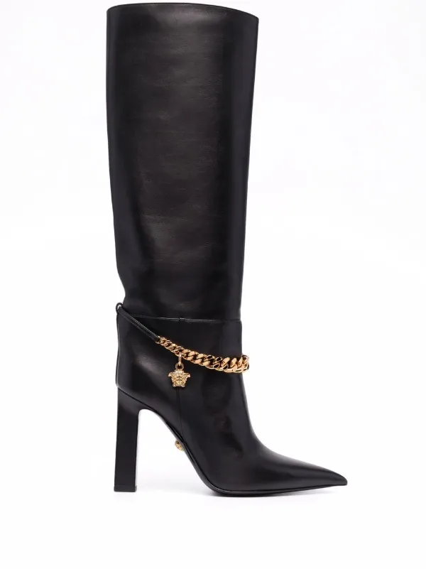 versace chain boots