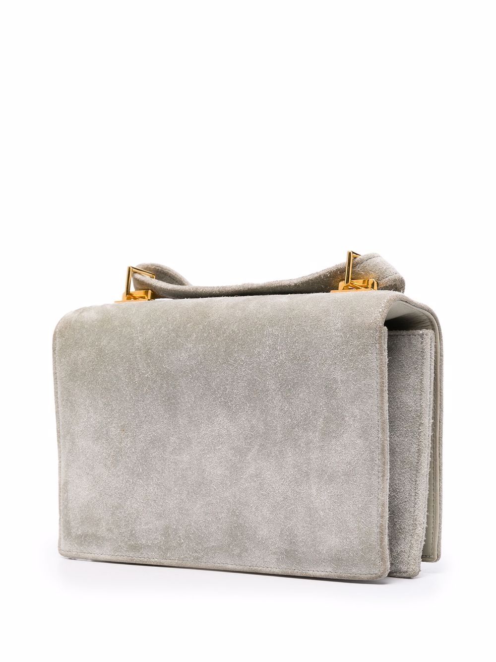 Pre-owned Hermes 1979  Flap Shoulder Bag In Grey