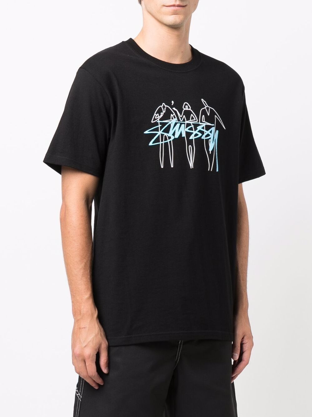 фото Stussy футболка с логотипом