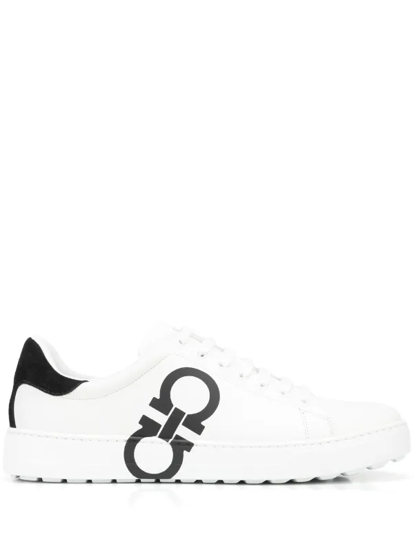 Ferragamo Gancini lace up Sneakers Farfetch