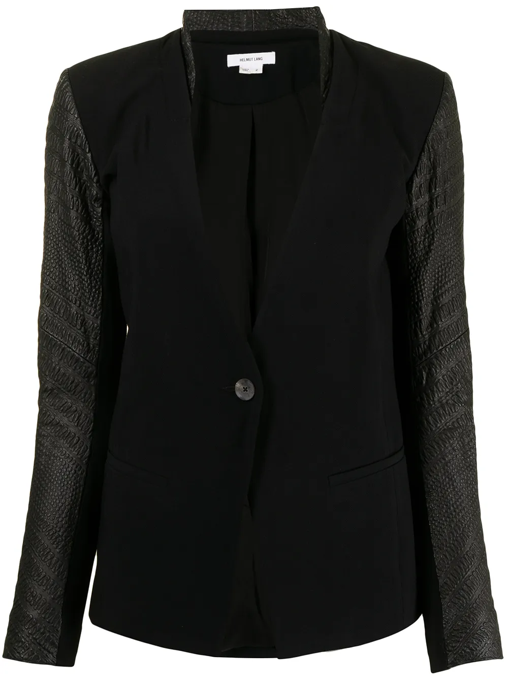 Helmut Lang Pre-Owned однобортный блейзер