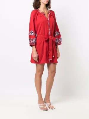 Melissa Odabash Tania Embroidered long 