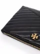 Tory Burch Clutch de couro matelassê