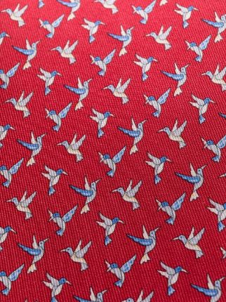 bird-motif silk tie展示图