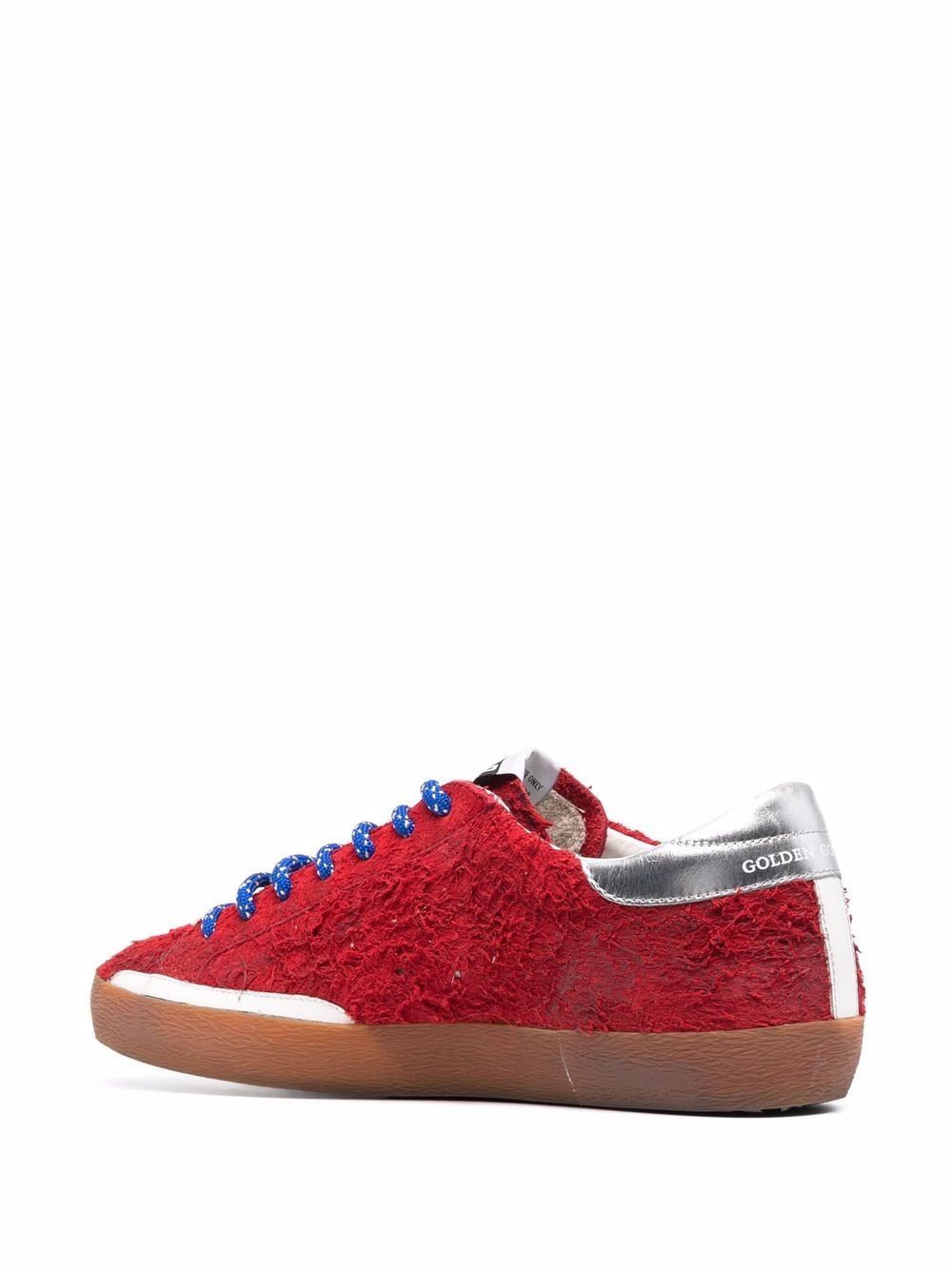 Shop Golden Goose Super-star Low-top Sneakers In Red