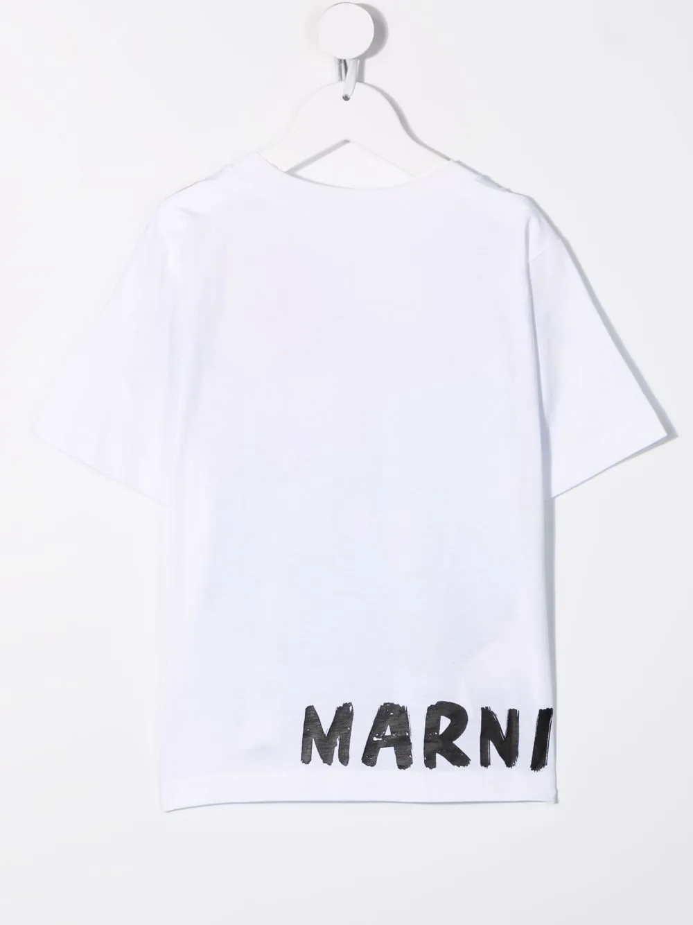 фото Marni kids футболка с абстрактным принтом