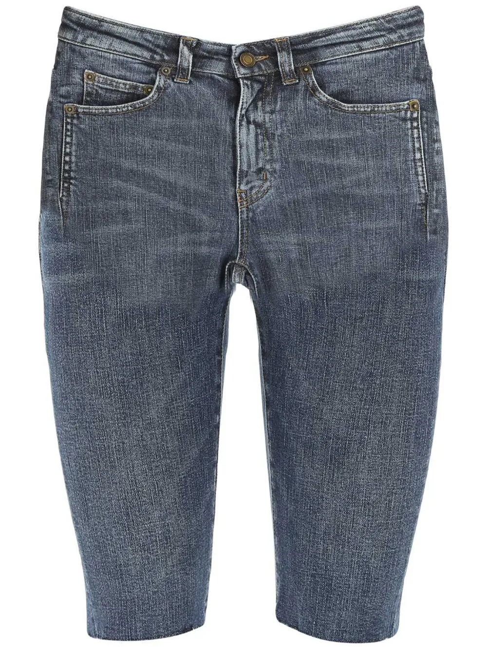 Saint Laurent knee-length denim shorts | Blue | Image 1