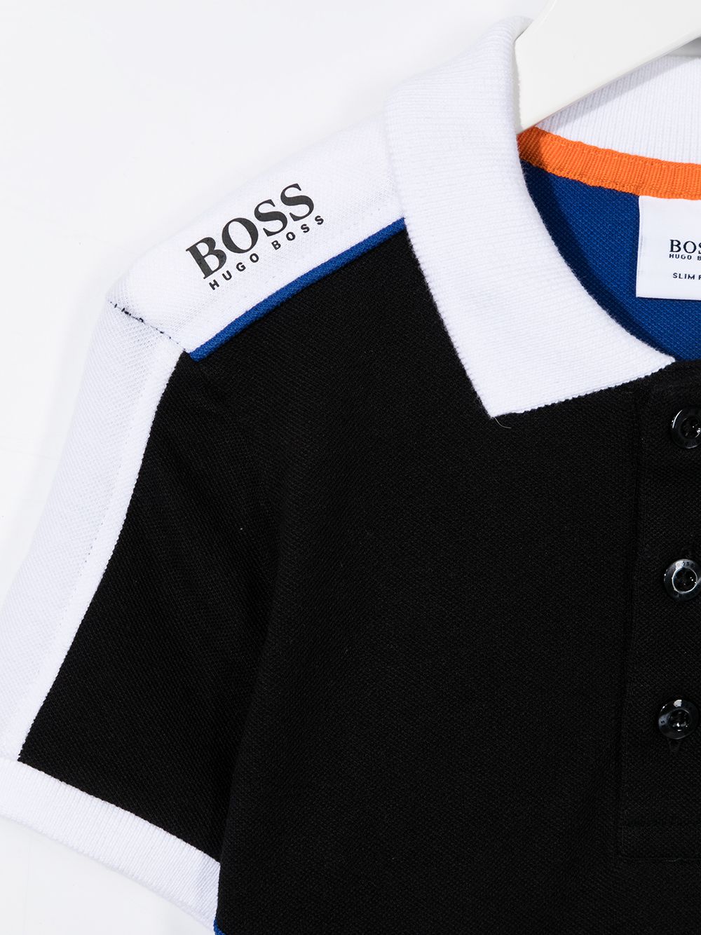 фото Boss kidswear рубашка поло в стиле колор-блок