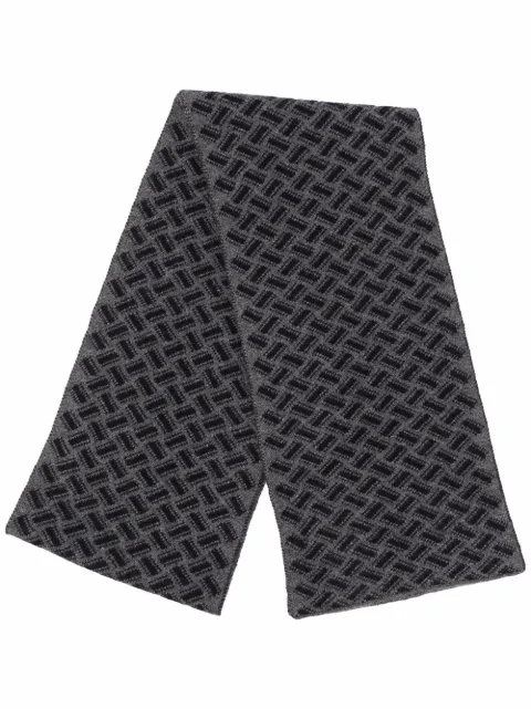 Drumohr Razor Blade knitted scarf