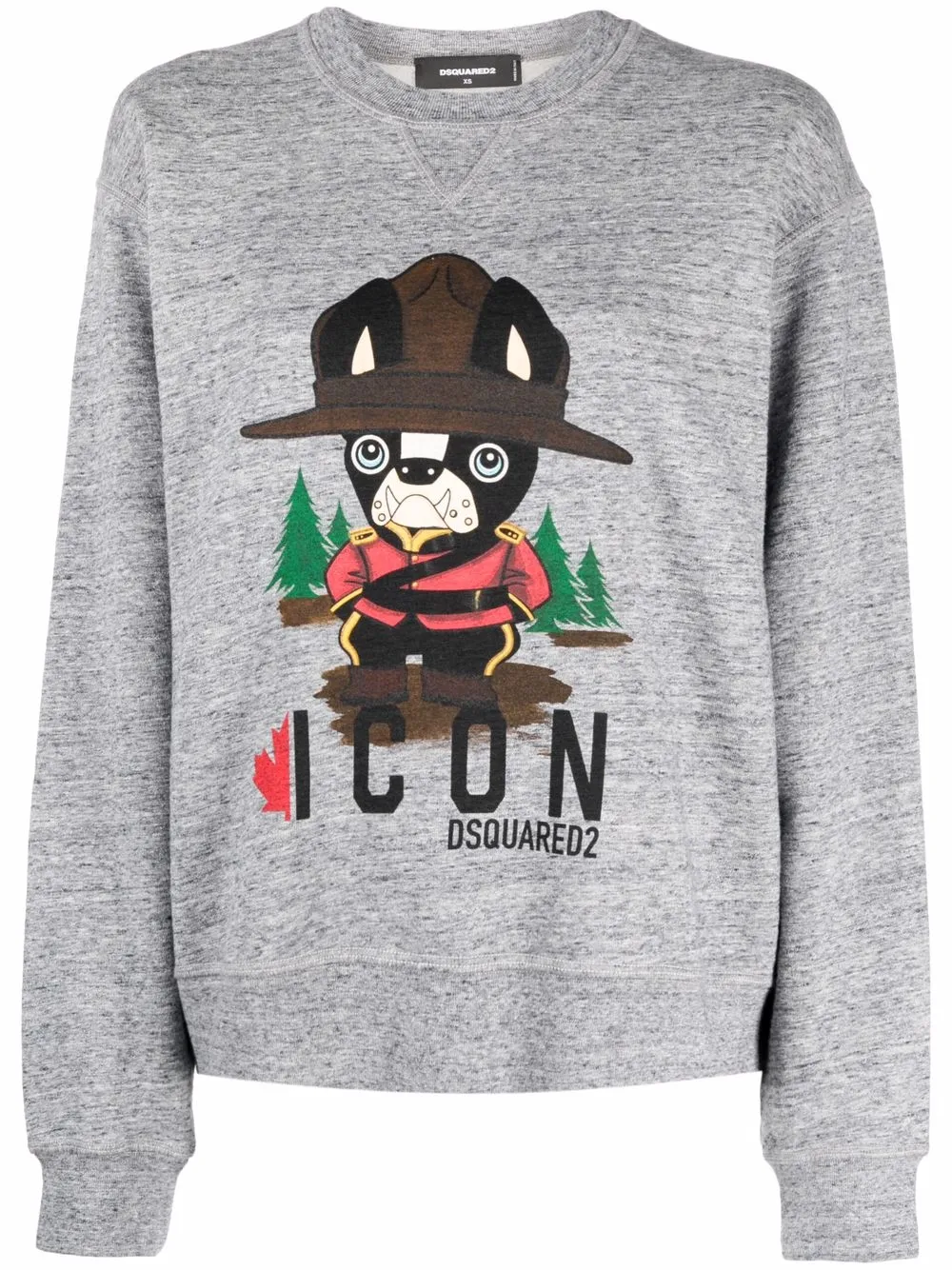 

Dsquared2 suéter con cuello redondo - Gris