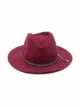 Maison Michel logo-strap wool fedora hat