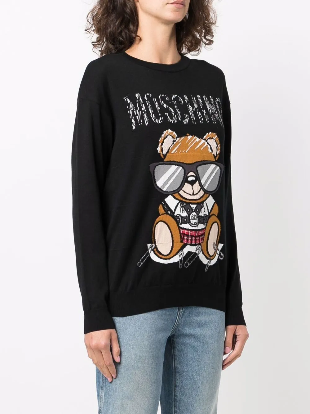 фото Moschino толстовка teddy bear вязки интарсия