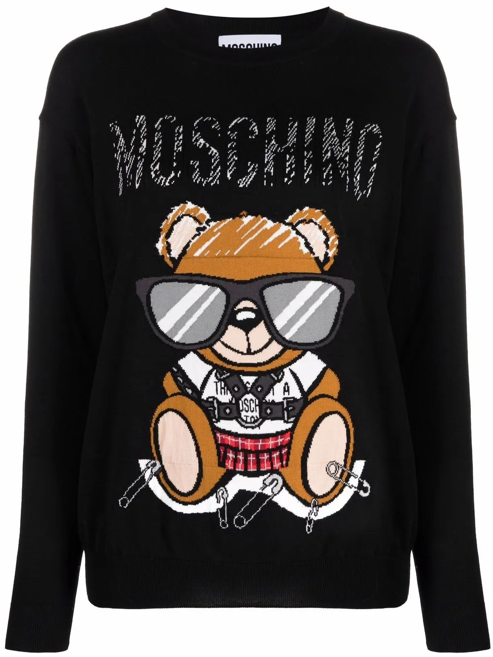 фото Moschino толстовка teddy bear вязки интарсия