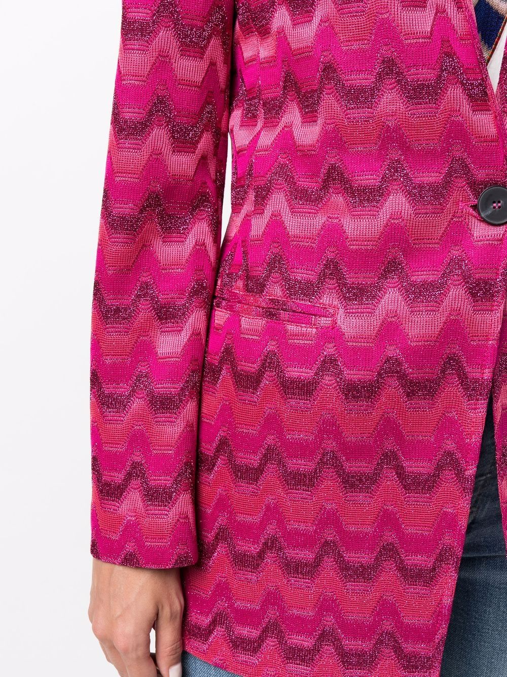 фото M missoni блейзер с узором зигзаг