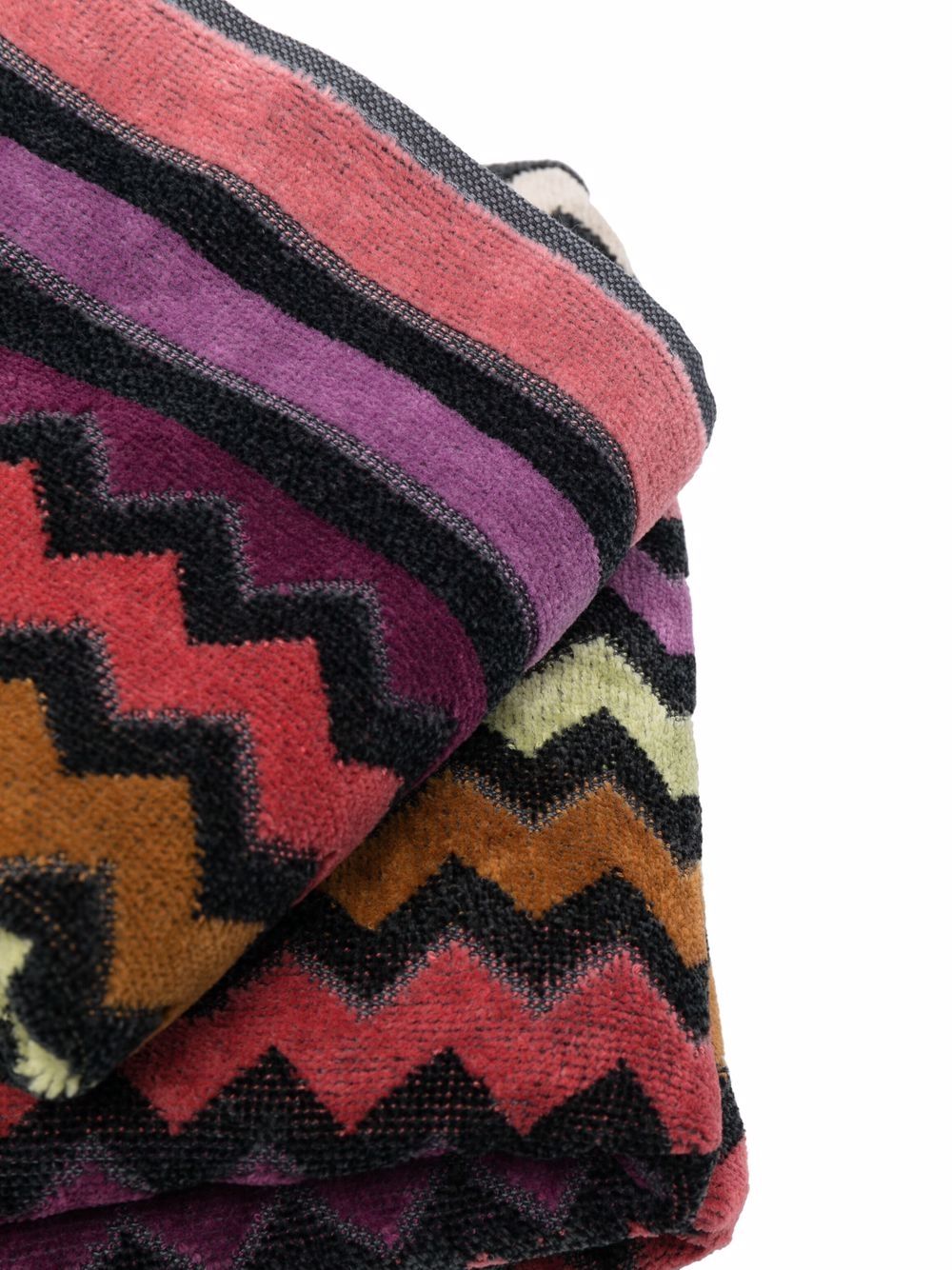 фото Missoni home комплект полотенец с узором зигзаг