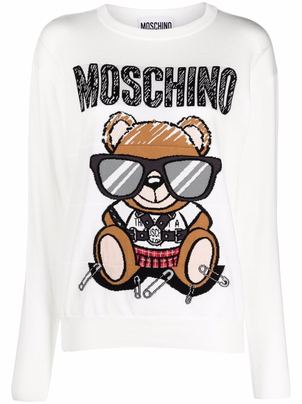 фото Moschino толстовка teddy bear вязки интарсия