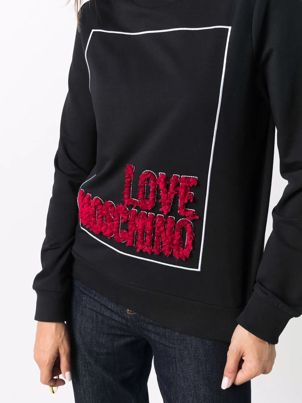 фото Love moschino толстовка с логотипом