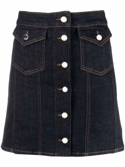 Love Moschino A-line denim skirt - FARFETCH