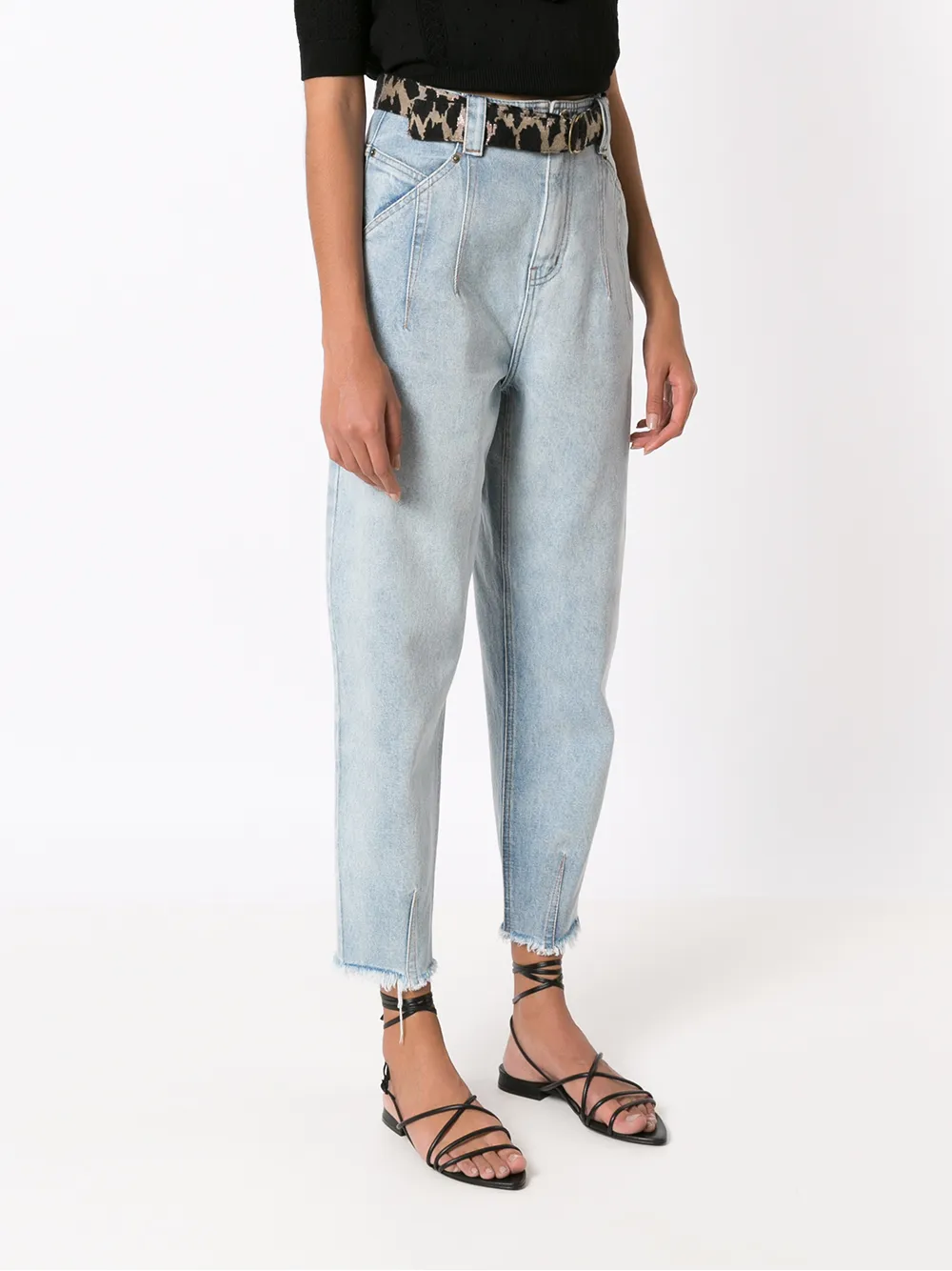 фото Nk зауженные джинсы giovanna с поясом