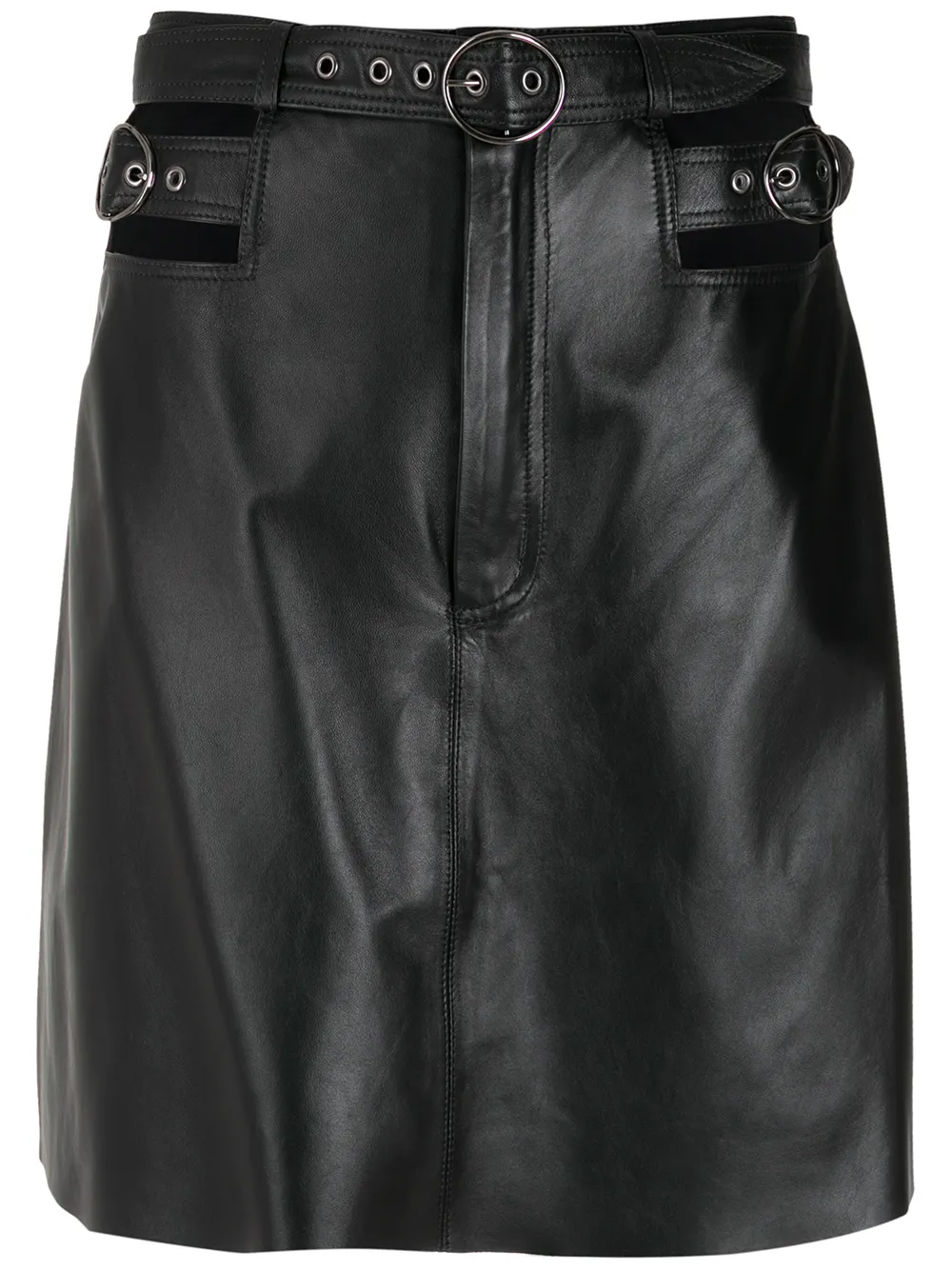 

Nk Cris leather skorts - Black