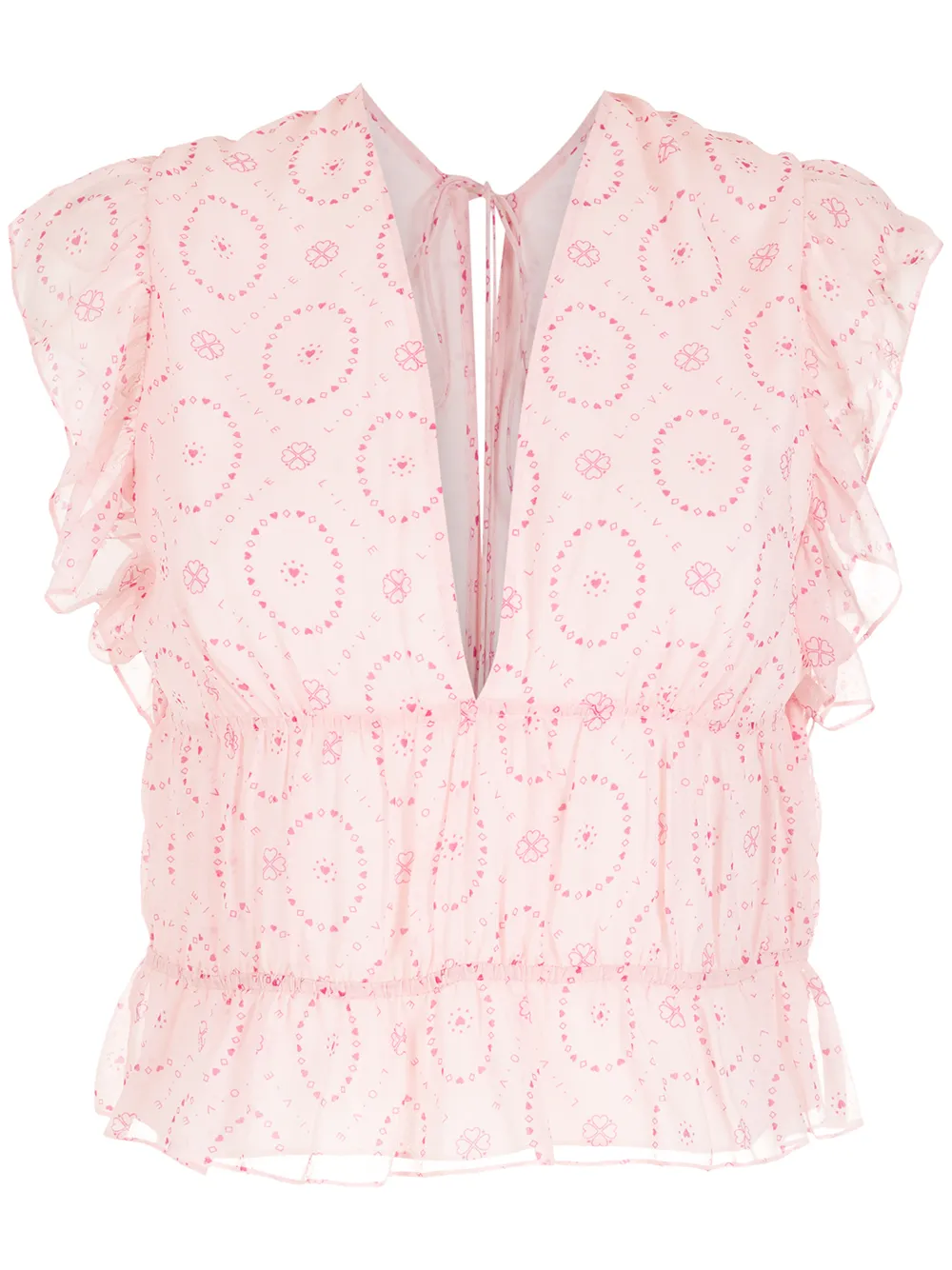 

Nk Georgette Aura Alicia blouse - Pink