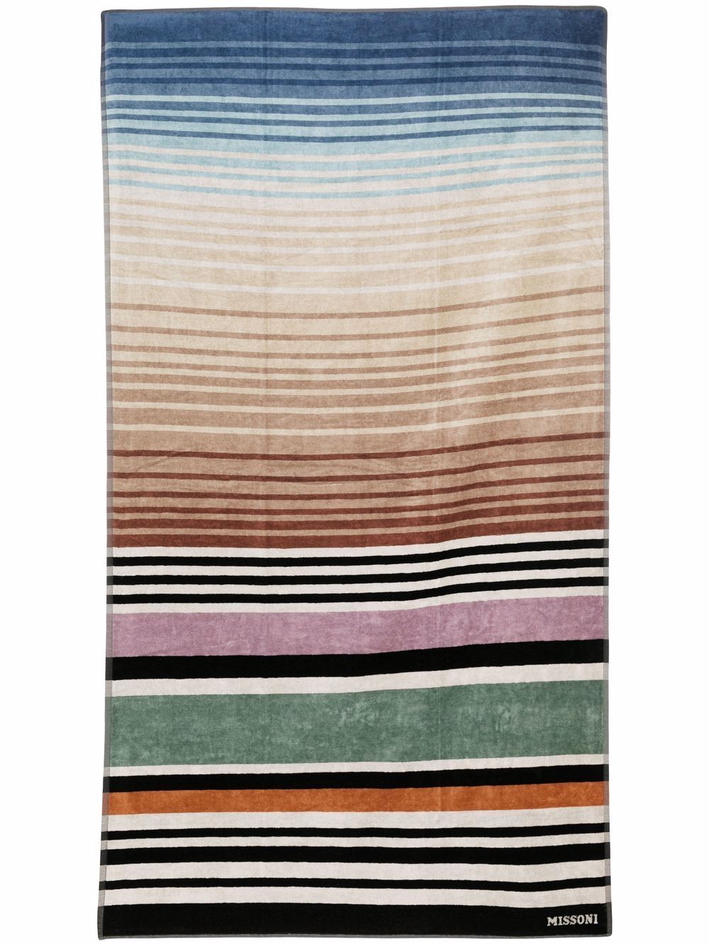 фото Missoni home пляжное полотенце в полоску