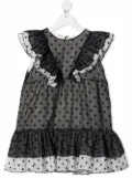 WAUW CAPOW by BANGBANG polka dot-print ruffled dress - White