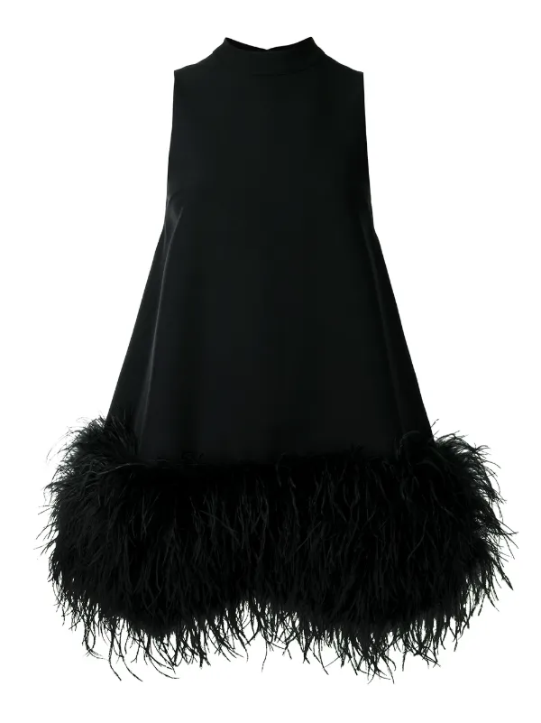 RACHEL GILBERT Linc feather-trim Mini 