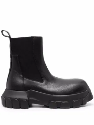 rick owens zip boots