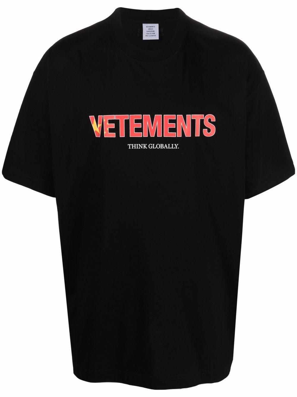 фото Vetements футболка с логотипом