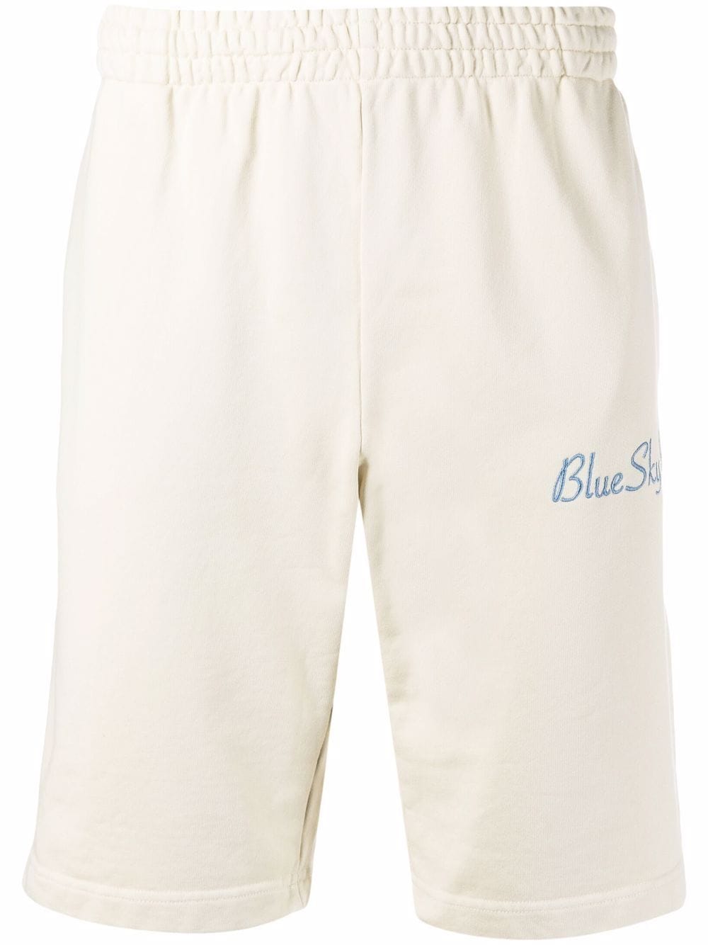 logo-embroidered cotton shorts
