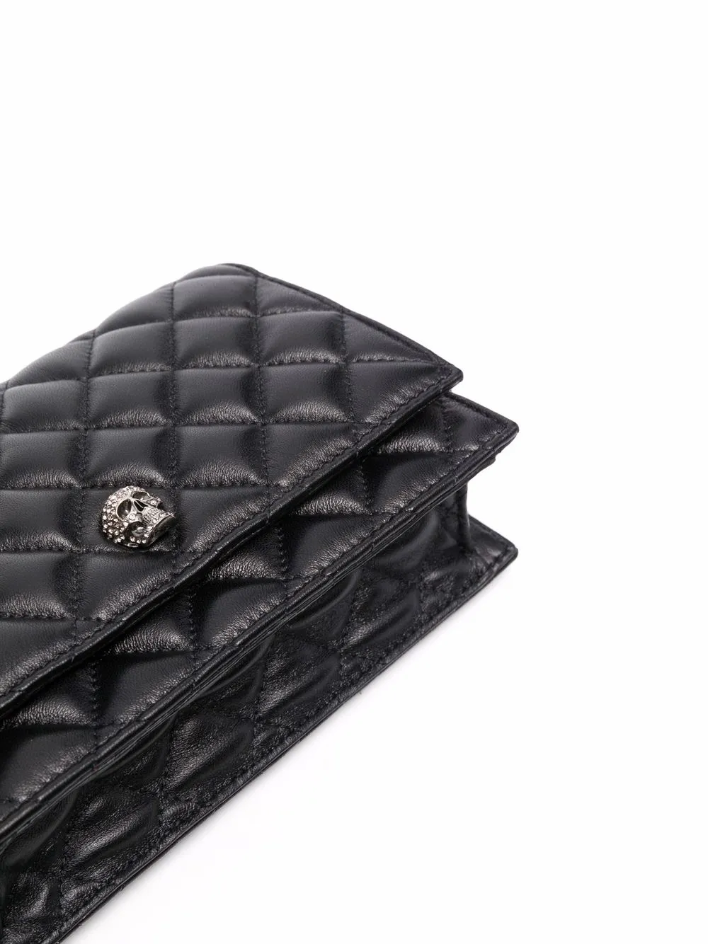 фото Alexander mcqueen стеганая сумка через плечо с декором skull