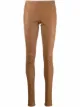 Image 1 of Rick Owens low-rise leather leggings