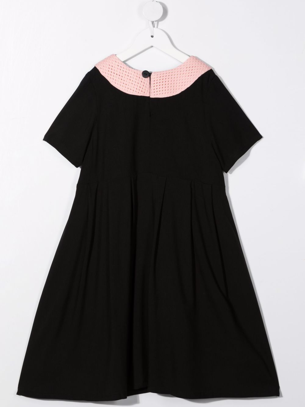 Shop Wauw Capow By Bangbang Double Heart A-line Dress In Black