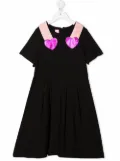 WAUW CAPOW by BANGBANG Double Heart A-line dress - Black