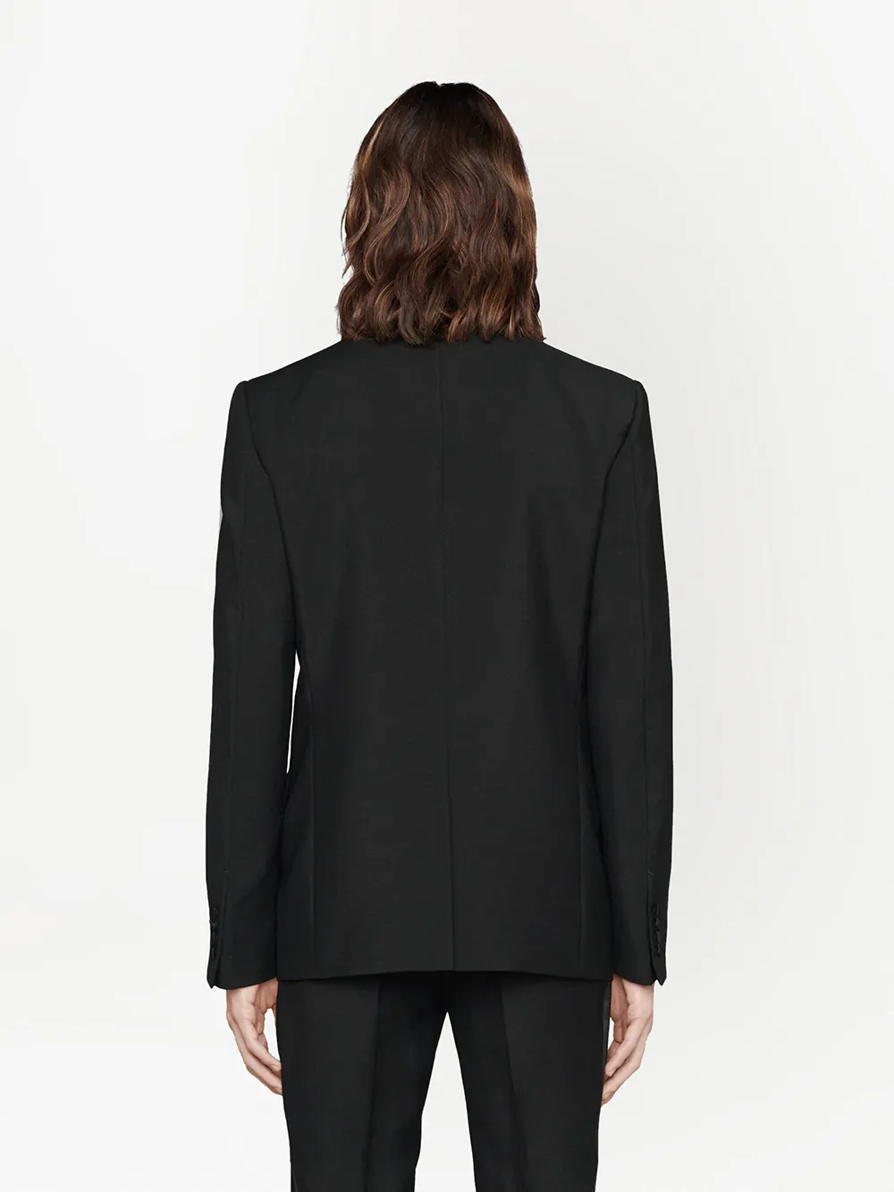 Shop Gucci Single-breasted Trouser Suit In Black