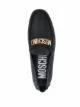 Moschino logo-plaque loafers