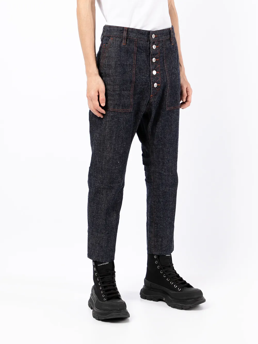 фото Dsquared2 укороченные джинсы